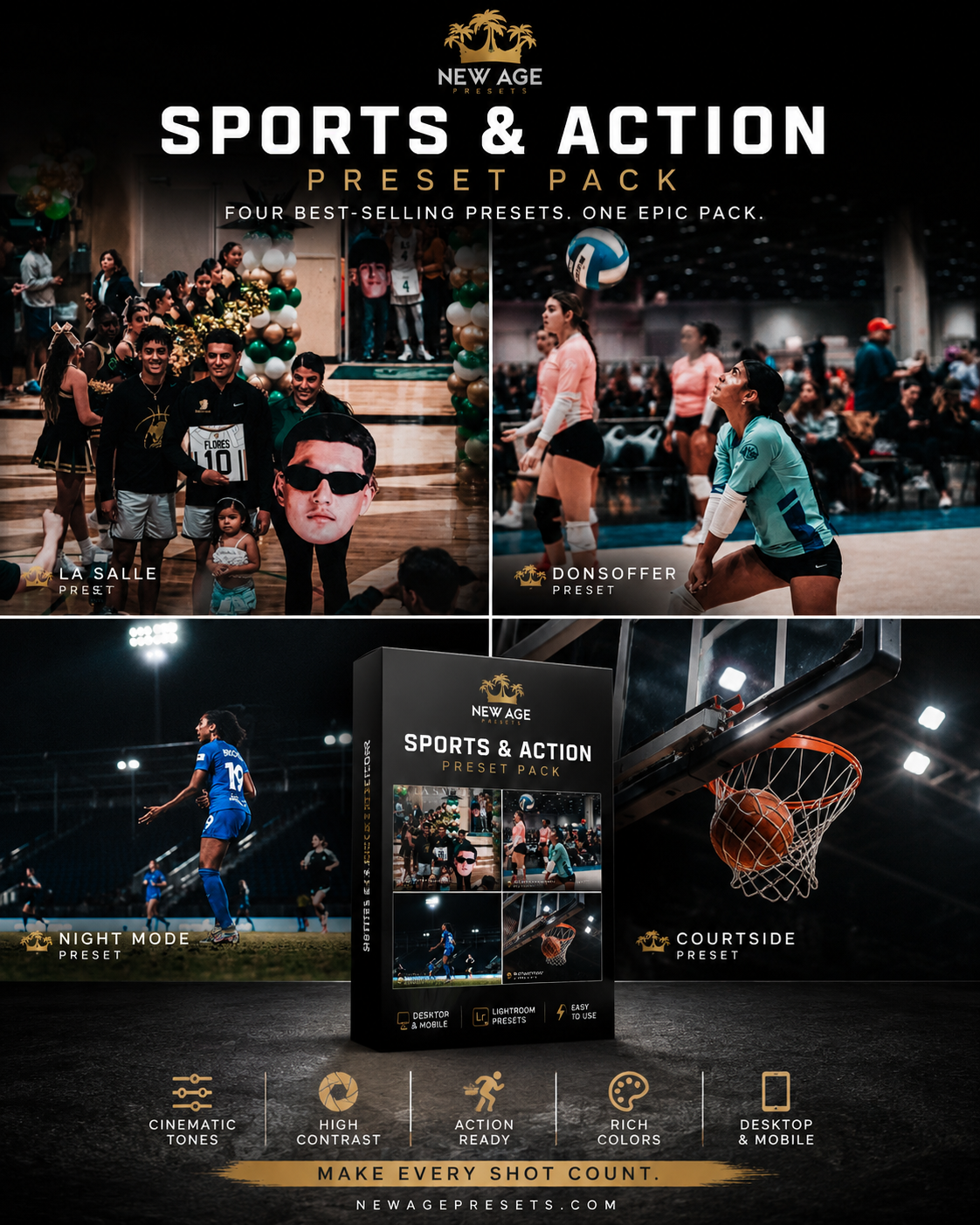 SPORTS & ACTION PRESET PACK