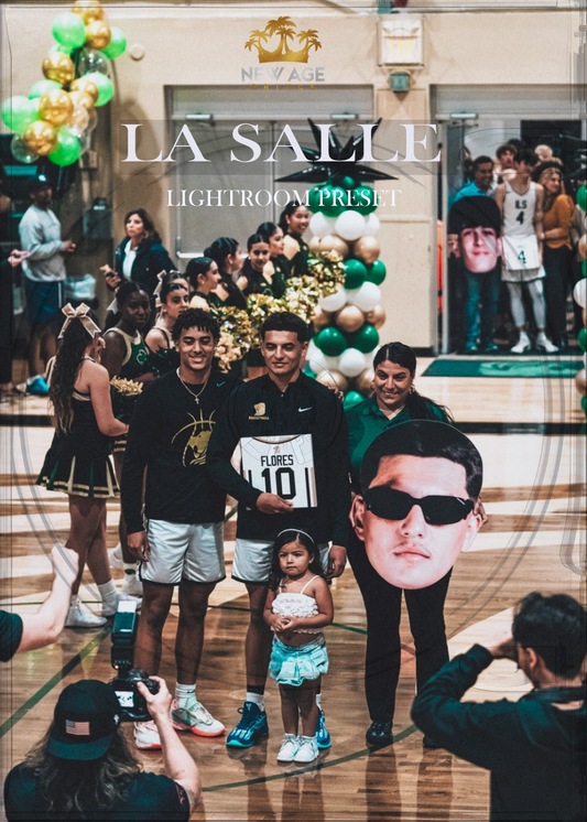 Sports Lightroom preset for action photography basketball 